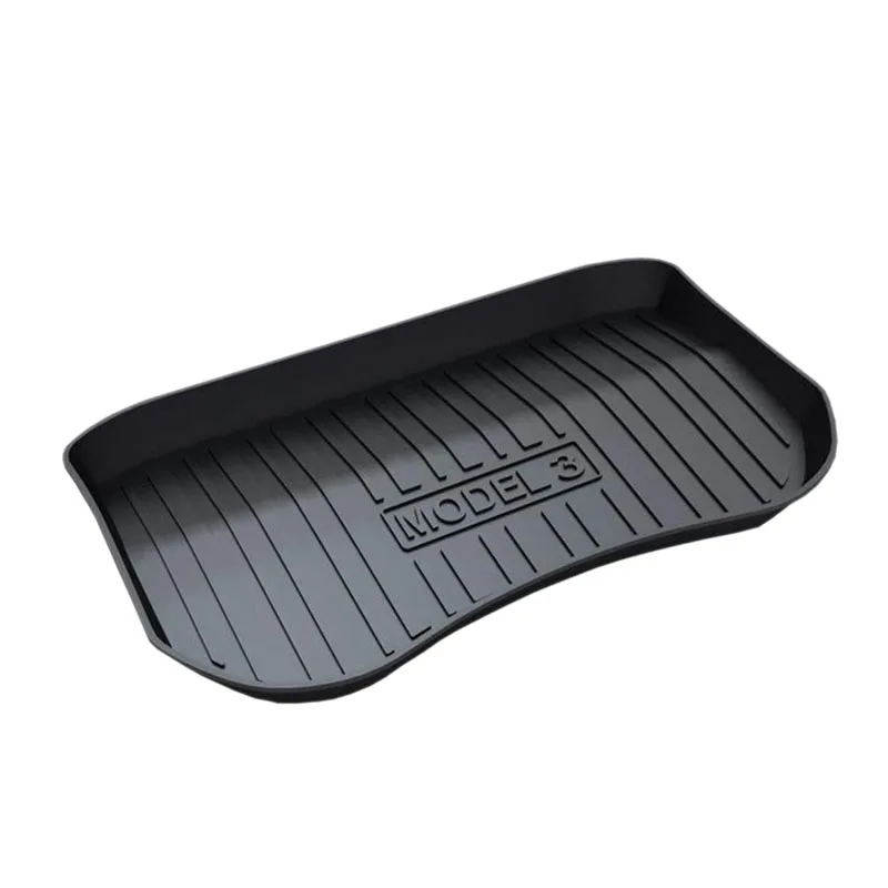 Front Storage Trunk Cargo Cover Boot Liner Tray Carpet Floor Mat Compatible with Tesla Model 3(Front Storage