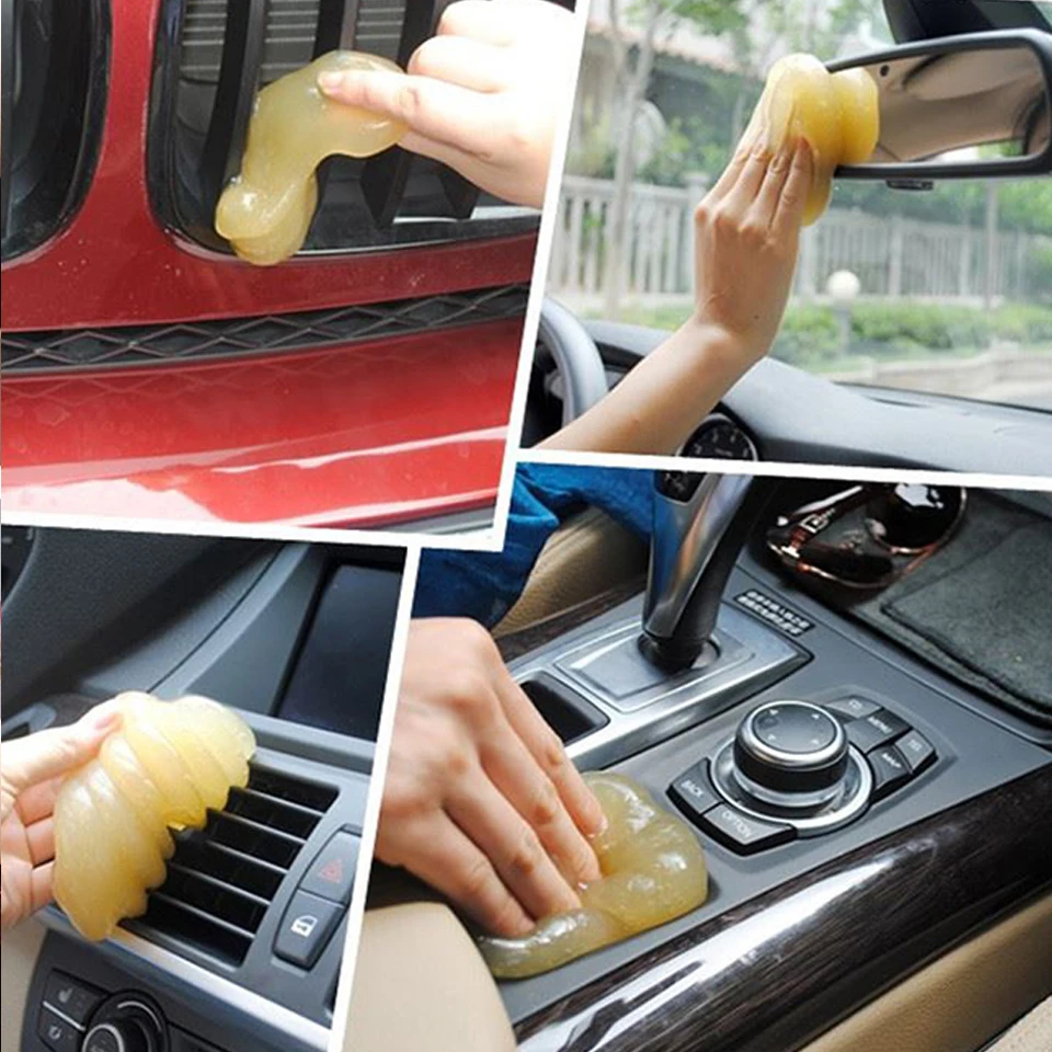 Us 2 99 12 Off Multifunction Soft Car Sticky Clean Glue Gum Gel Cleaning Auto Interior Outlet Keyboard Dust Cleaner Microfiber Sponge Gel In Car Tax