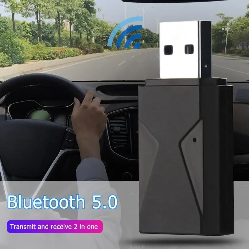 Беспроводной аудиопередатчик Bluetooth 5 0 приемник с разъемом 3 мм для автомобильного