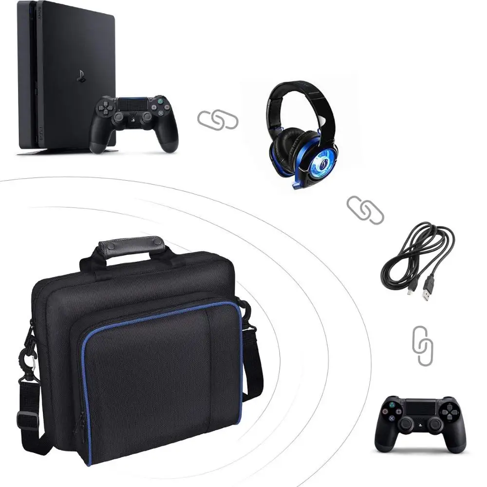 PS4/PS4 Pro Slim Игровая Система сумка защитный чехол для playstation 4 консоль Защита плеча Путешествия хранения сумка для переноски