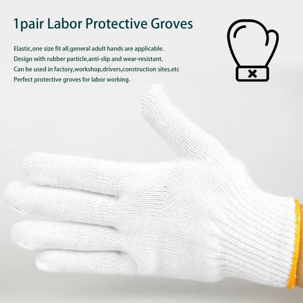Anti-slip Gloves Wear Abrasion Resistant Gloves With Rubber Dots Safety Garden Gloves Super Deal! Inventory Clearance