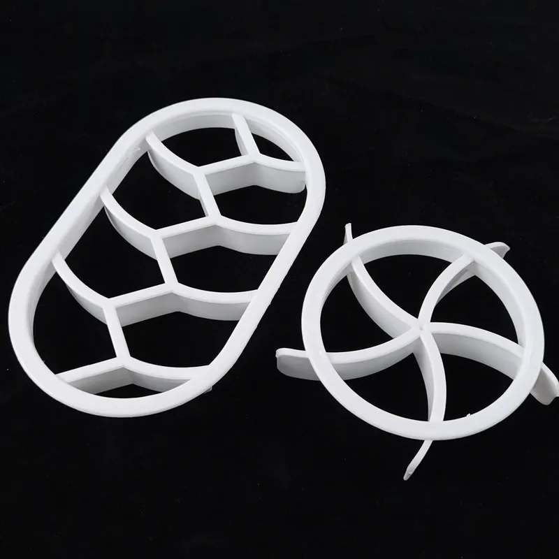 2 Pieces Circle Circle Bread Circle Plastic Cake Cookie Bread Pressing Die DIY Home Bakery Modeling Tool