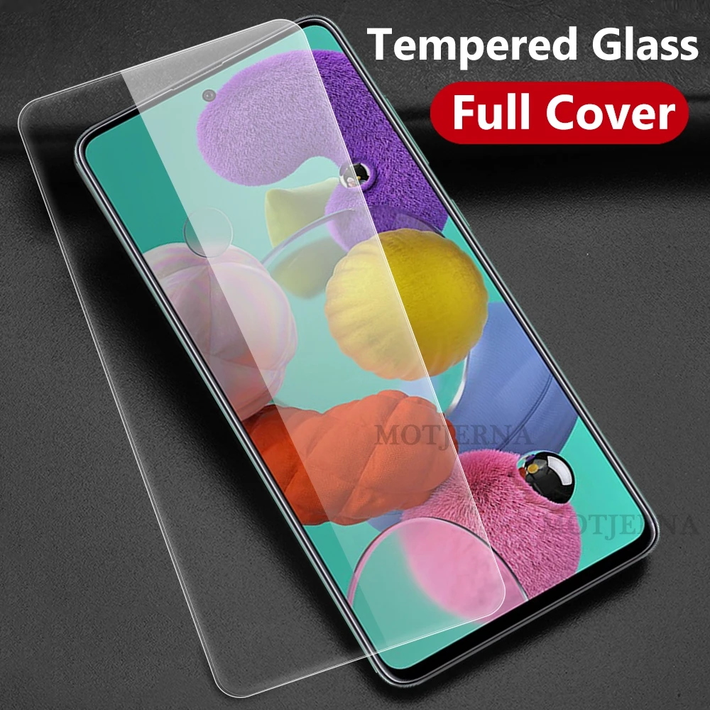 

For Samsung Galaxy A51 A71 Tempered Glass for Samsung Galaxy A51 A71 S10e A50 A70 A60 A40 M10 Full cover Screen Protector glass