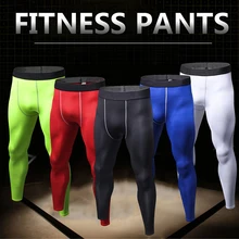 Мужские быстросохнущие брюки для бега, компрессионные тренировочные колготки для фитнеса, полиэстер, штаны для йоги, мужские Леггинсы для фитнеса, Брюки S-3XL