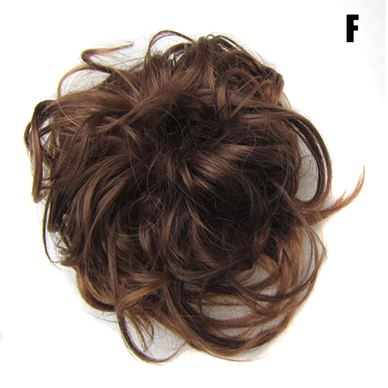 Грязный стиль пучок волос резинки парик легко носить вьющиеся волосы наращивание пучок CLA88