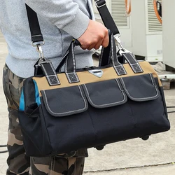 Trousse de réparation multifonctions, toile d'installation, grand sac à outils épais, mise à niveau, sac à outils Portable pour électricien, poche de travail 