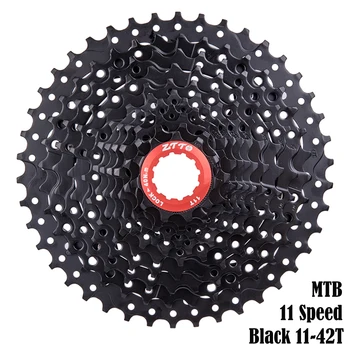 

ZTTO Mountain Bike MTB 11 Speed Cassette 11-42t Bicycle Freewheel Black Compatible for M7000 M8000 M9000 Spare Parts for Bicycle