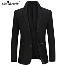 Мужская деловая одежда в стиле пэчворк, длинный мужской костюм, свадебное платье, мужская куртка, осень и зима, модный топ