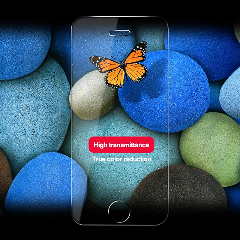 Защитное стекло 9H HD для iPhone протектор экрана из закаленного стекла X XS 11 Pro Max XR 7 8 5s