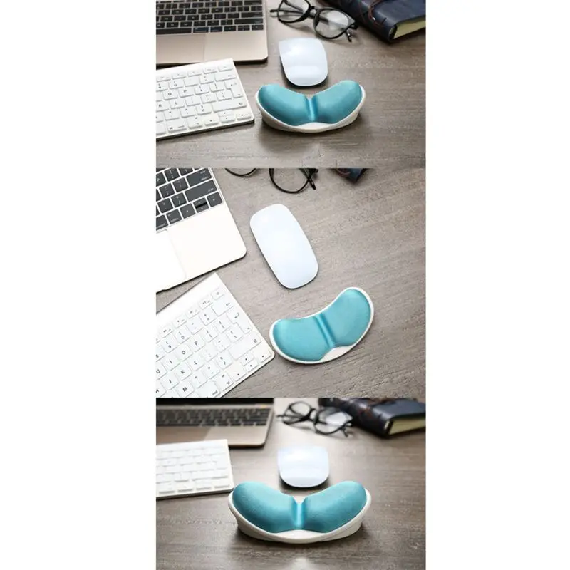 Подставка для запястья с эффектом памяти силиконовый коврик для снятия боли на запястье поддержка для ПК компьютер эргономичный коврик для запястья
