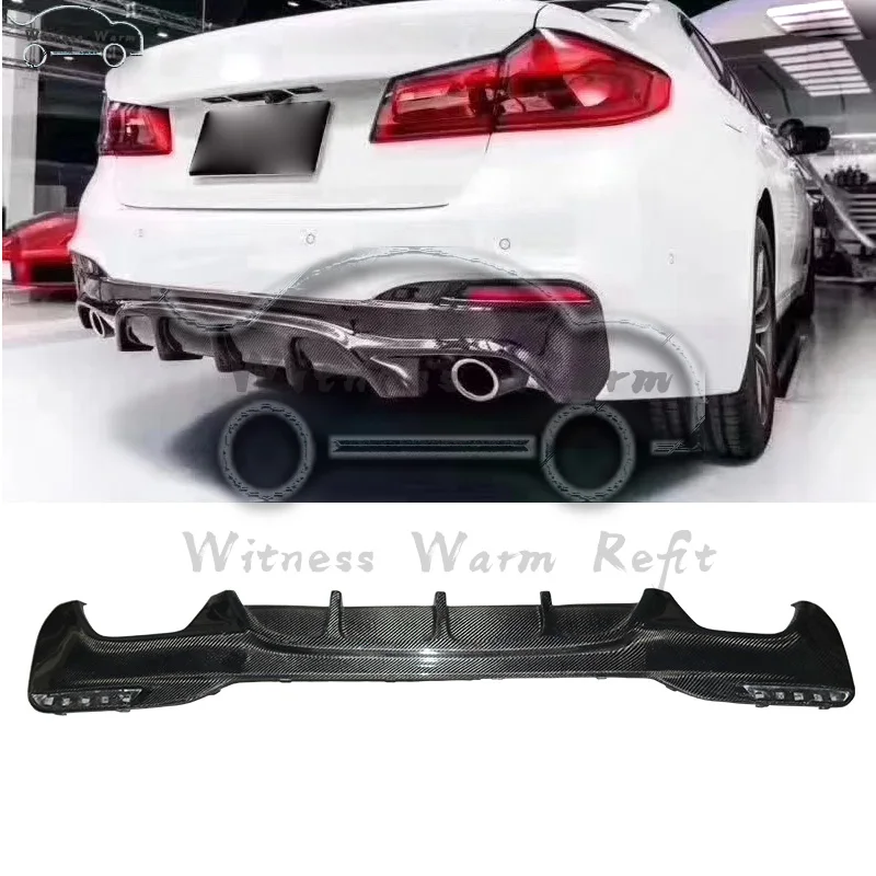 Автомобильный диффузор заднего бампера для BMW 5 Series G30 с M sport edition 540i Sedan 4 дверный 2018