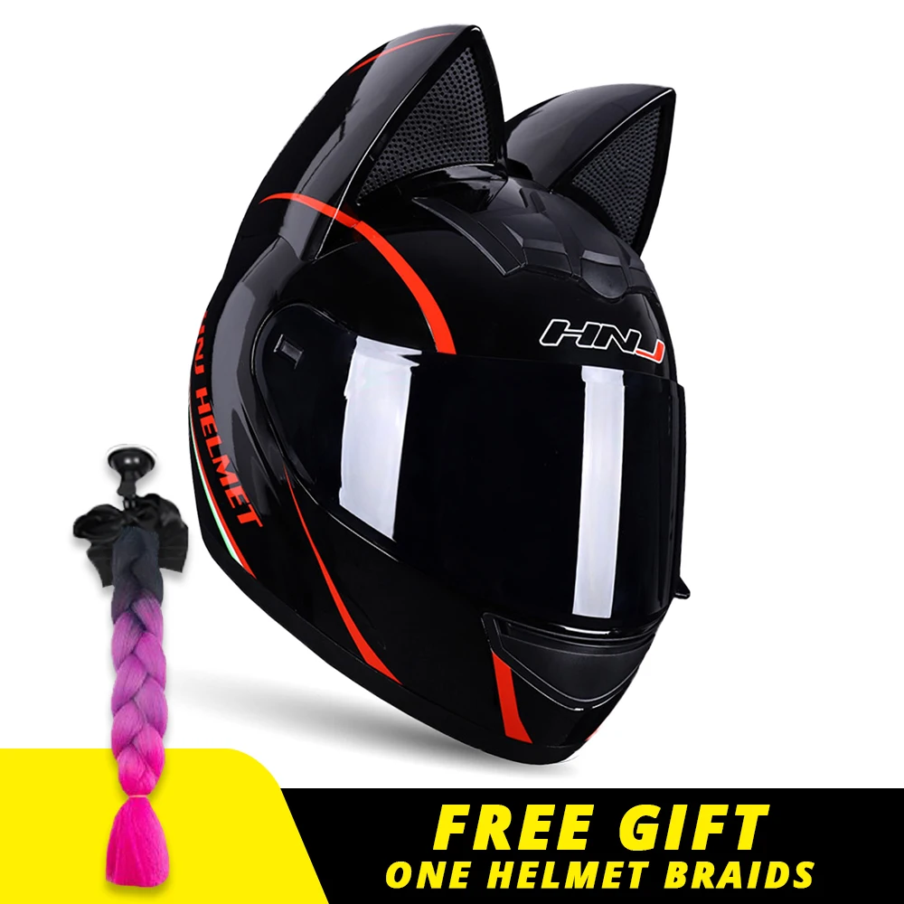 Motorcycle Helmet Ear Moto Helmets Full Face Helmets Motocross Casco Motorbike Capacete Casque Motorcycle Moto Helmet Women