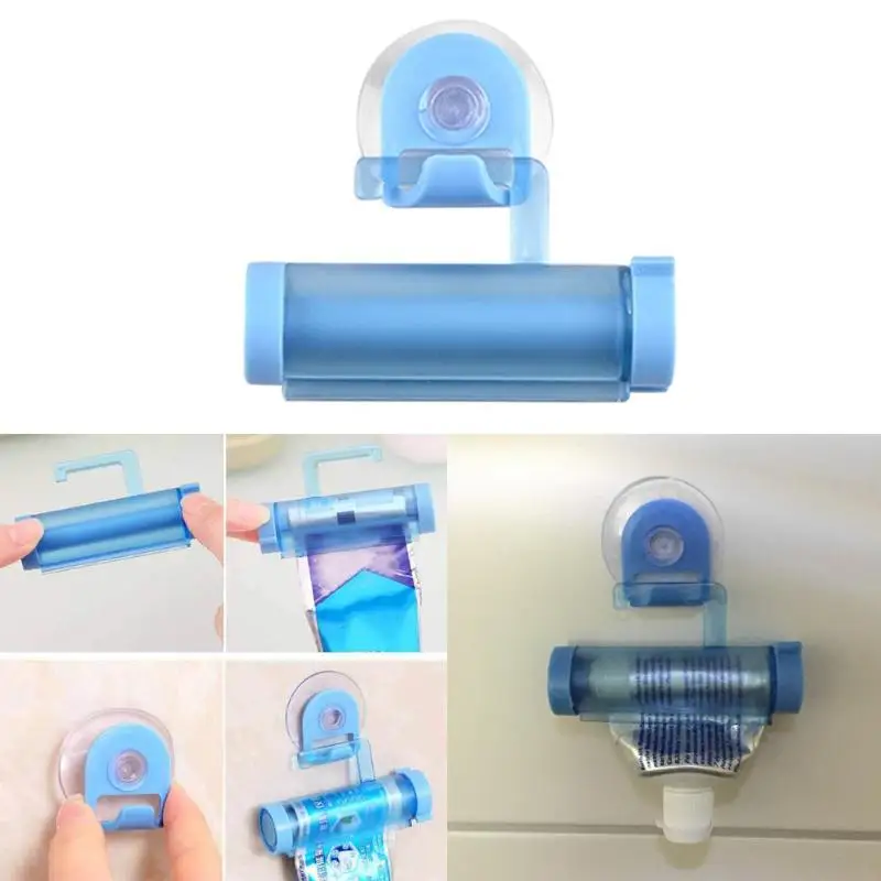 Многофункциональный креативный соковыжималка для зубной пасты на присоске, висячая роликовая трубка для ванной, очищающее средство для лица, зубная паста, ручной дозатор