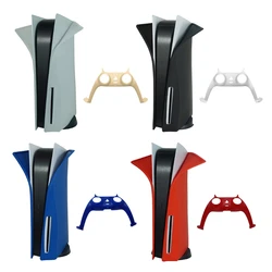DIY Front Cover Housing Shell + Soft Silicone Protective Plate Anti-Fall Protector Case for PS5 Console DIY Front Cover Housing Shell + Soft Silicone Protective Plate Anti-Fall Protector Case for PS5 Console
