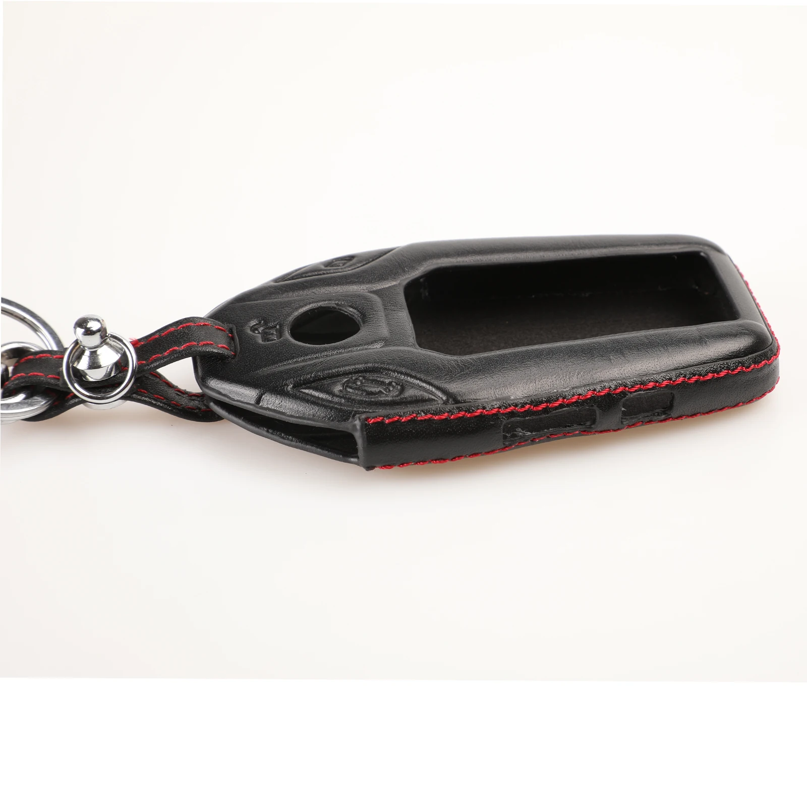 Peacekey Genuine Leather car key case cover Key Shell for remote key Protective Key Bag for BMW 2016 2017 7 Series Display Key