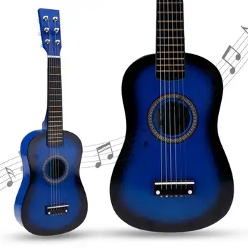 

Kids Guitar Kids Toys Guitar Ukulele Children Musical Instruments 6 Strings 23" Student Gift Sturdy Hands-On Ability