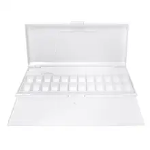 Палитра краски портативный белый пластиковый лоток коробка акварельный рисунок краски ing искусство принадлежности для инструментов