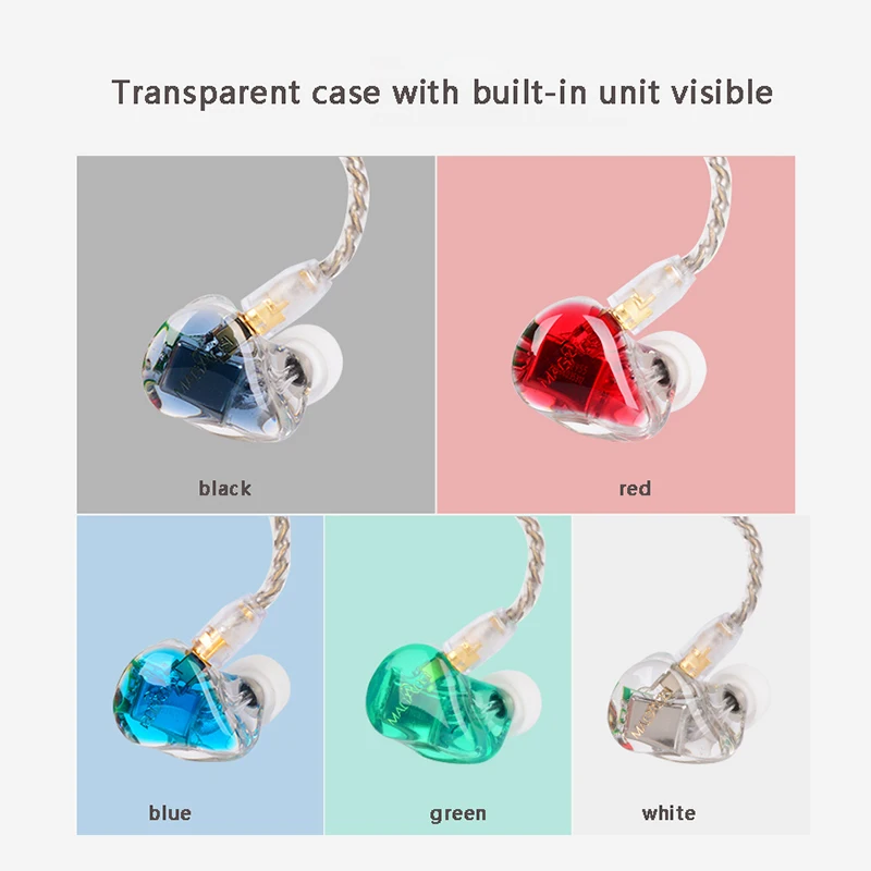 Magaosi K5PRO Bass Version 5BA MMCX Detachable HiFi Audiophile In ear Earphone IEMS