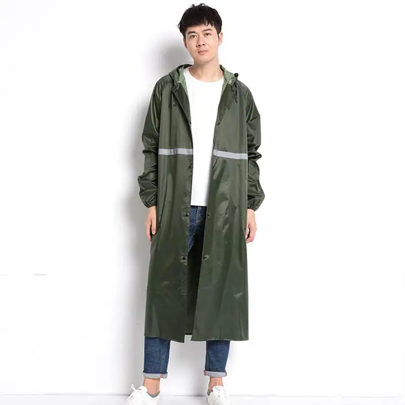 One-piece Outdoor Raincoat Adult Fashion Raincoat Electric Bicycle Raincoat Processing Custom Waterproof Camping Hooded Ponchos