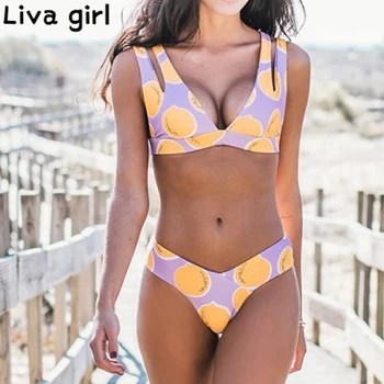 

Liva girl print Swimsuit Sexy Push Up Tankini Swimsuit Women Beachwear Padded Swimwear Bikinis Maillot De Bain Femme Bikinis 20