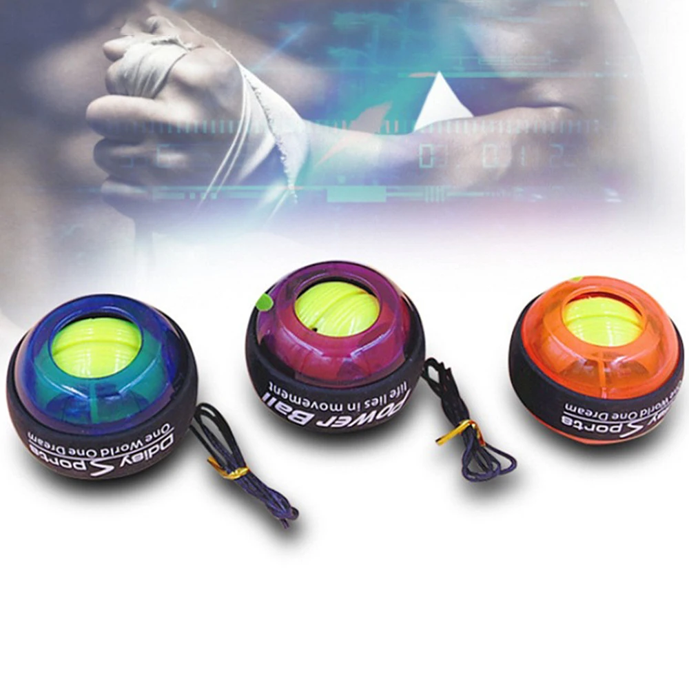 

LED Wrist ball Trainer Relax Gyroscope Ball LCD Counter Muscle Power Ball Arm Exerciser Strengthener Fitness Equipments