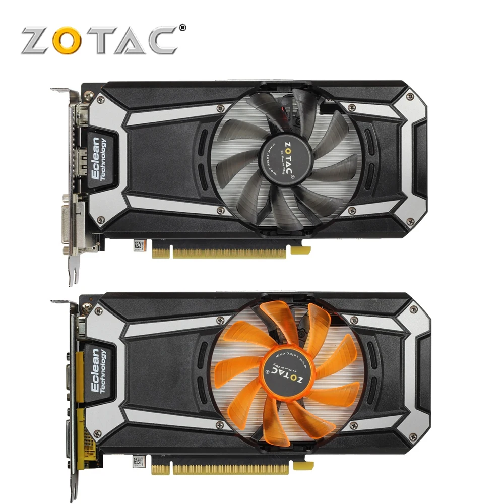 Видеокарта ZOTAC GeForce GTX 750 Ti 1 Гб бит GDDR5 1GD5 графические карты для nVIDIA оригинальная
