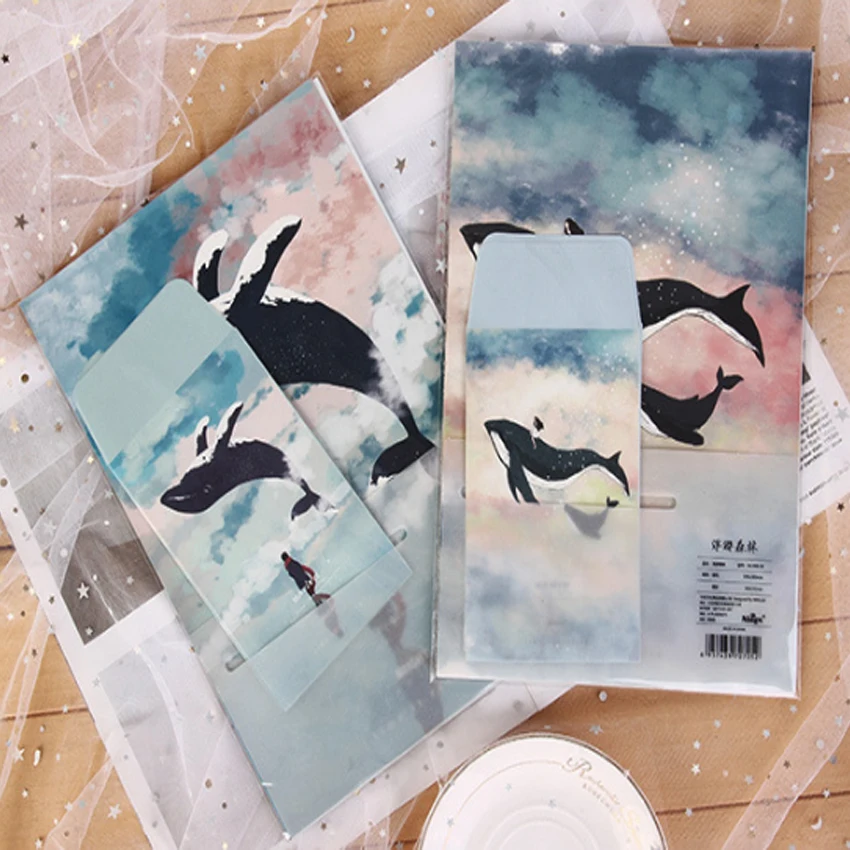 1 компл./лот китайский Стиль красивый плавающий лес Big для Почтовые открытки подарок для ребенка школьные конверты для Приглашения