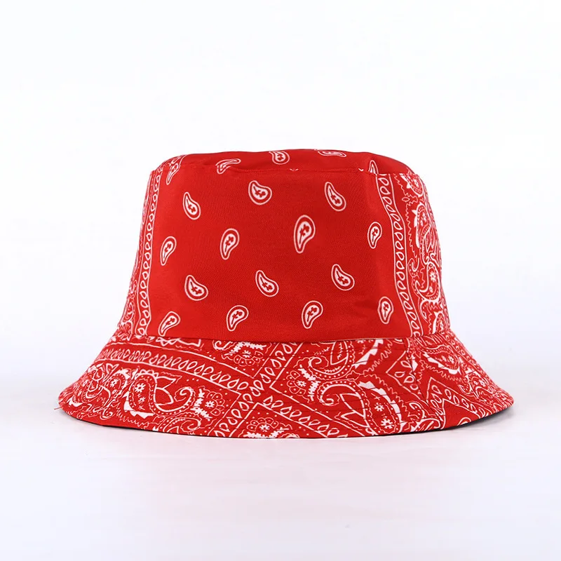 Chapeau seau Double face en coton unisexe pour hommes et femmes, casquette de pêcheur pliable à la mode, Panama, pour l'été