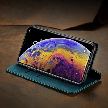 Étui en cuir pour IPhone 13 Pro Max avec portefeuille avec fentes pour cartes 6
