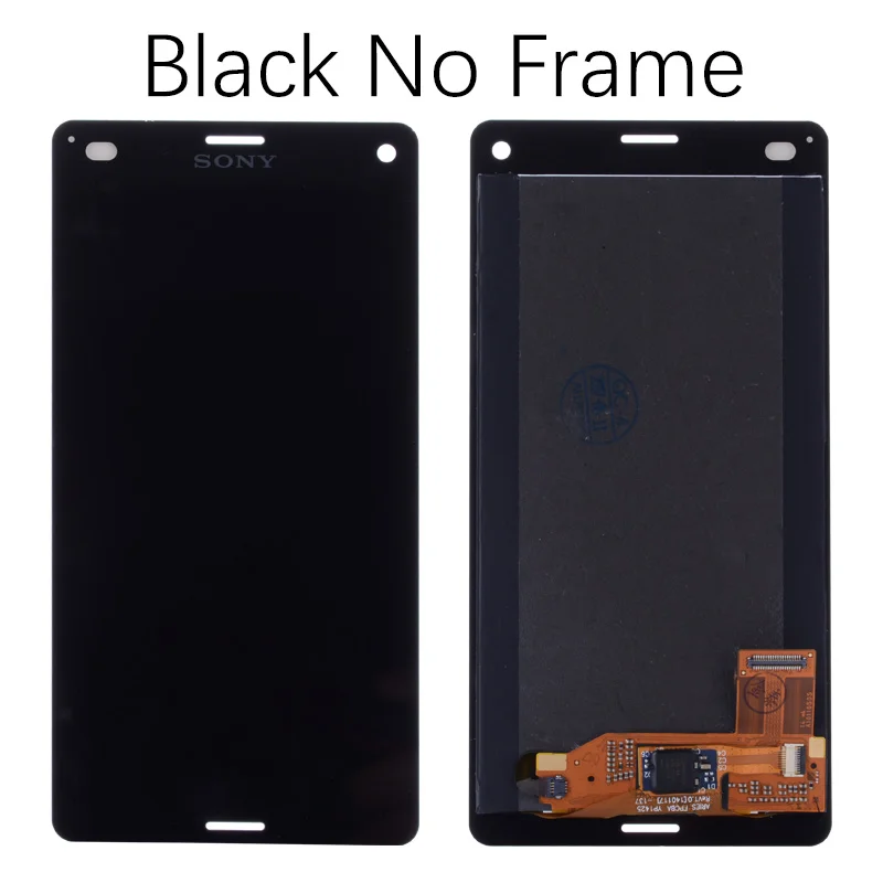 4.6 inches Original For SONY Xperia Z3 Compact Screen For SONY Xperia Z3 Compact LCD Touch Screen Z3 Mini D5803 D5833 Replacem - Цвет: Black No Frame