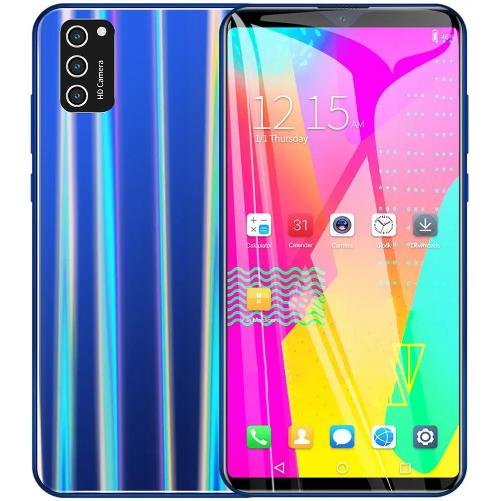 

6.1 Inch Large Screen Mobile Phone Fingerprint Machine 1+8G Smart Phone Durable Hd Screen Smartphone