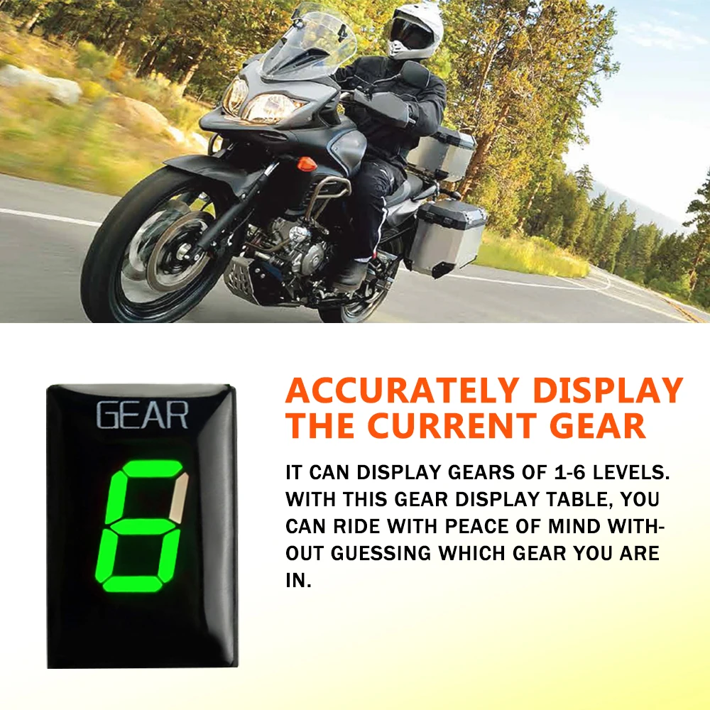 Gear Indicator Motorcycle Digital Gear Display Meter For Suzuki GSX-R1000 GSX1400 SV650 SV1000 V-Strom 650 DL650 DL1000 M109R2