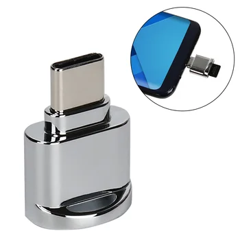 

VONETS Mini USB 3.1 Type C Micro SD TF Memory Card Reader OTG Adapter for Apple MacBook Samsung Galaxy S8 Smart Phone Tablet