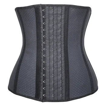 

Latex Body Shaper Underbust Belt Women Sexy Shapewear Waist Trainer Cincher Shaper Burning Slimming waist Belt Corset Bustier