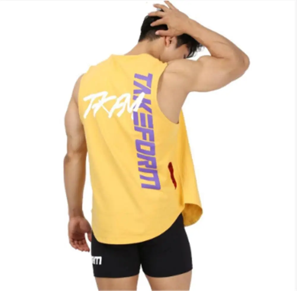 

Mens Casual Loose Fitness Tank Tops For Male Summer Fashion Sleeveless Active Muscle Shirts Vest Undershirts