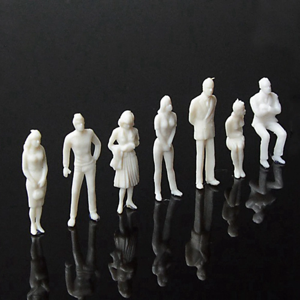 10/50 шт. 1:50/75/100/150/200 масштабная модель миниатюрный Белый цифры архитектурные