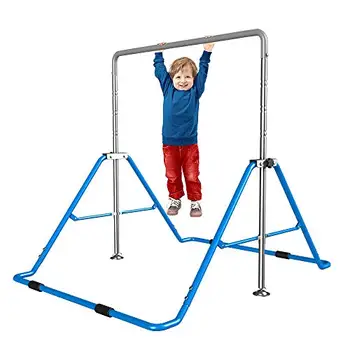

Yi Xuan Children's kids Gymnastics bar Single Pole Primary Security safly Fun Training Indoor Home Height Adjustable Folding
