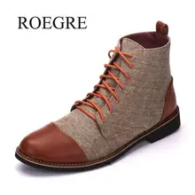 Winter Men Snow Boots Warm Plush Plus Size Men Boots Pointed Toe Winter Casual Leather Shoes Men Chelsea Boots Plus Size 39-48