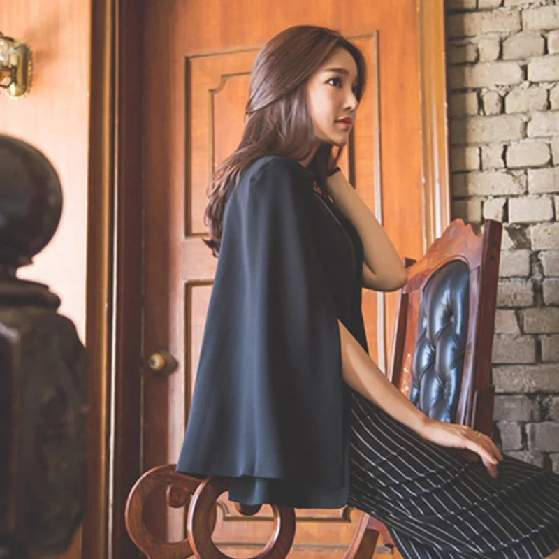 

2017 Autumn Clothing New Style WOMEN'S Dress Debutante Elegant Stripes-Slim Fit Sheath Business Dress Ol Set Suit