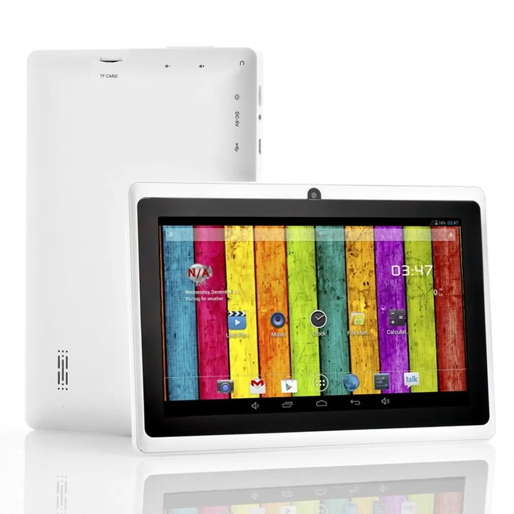  7.0 Inch Android Tablet Quad Core 4GB Rom Wifi Bluetooth GPS Kids Tablet PC 512+8G Small Computer T