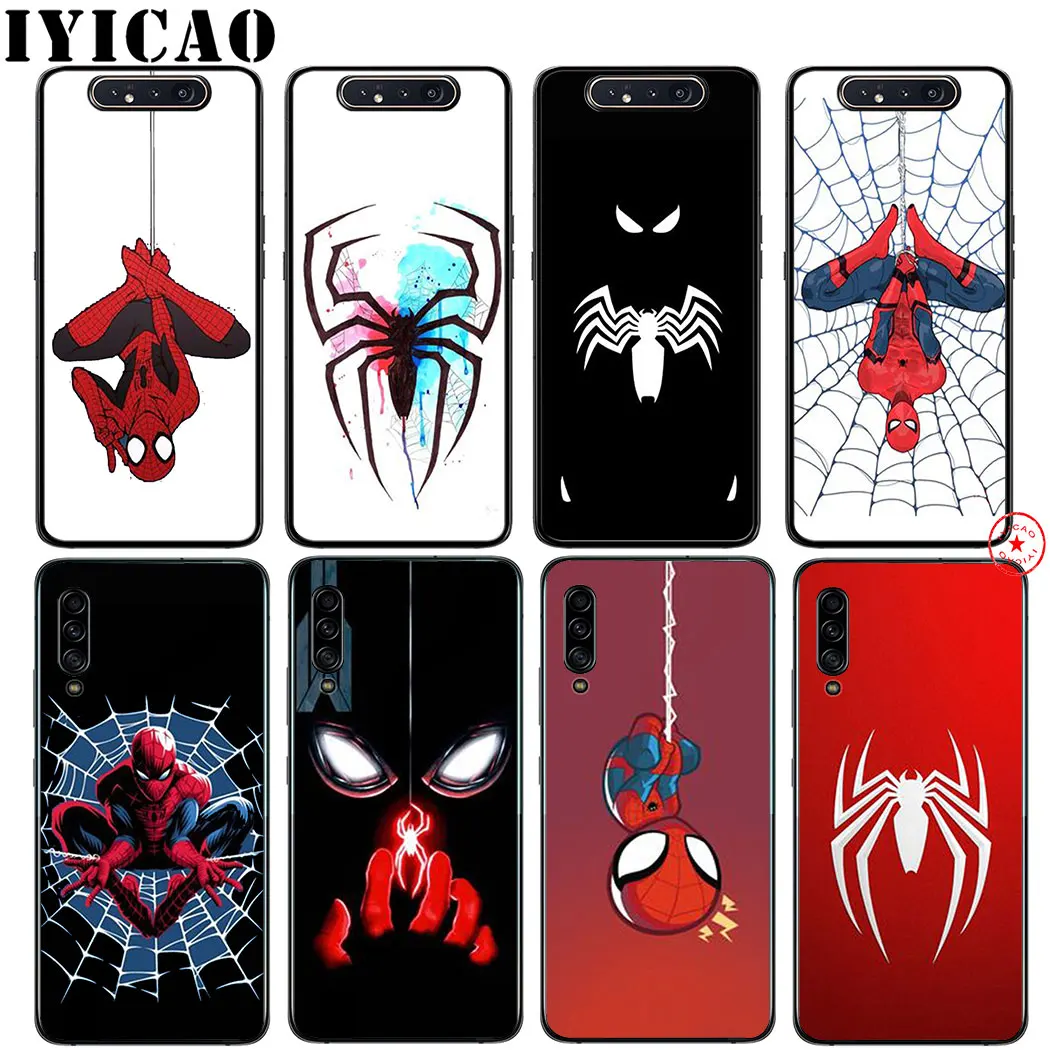 IYICAO Spiderman A Soft Case for Samsung Galaxy S10e S10 S9 S8 Note 8 9 10 Plus S6 S7 Edge TPU |