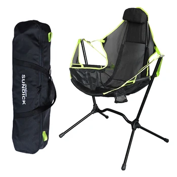 

Foldable Moon Camping Chair Swing chair Outdoor Fishing Hiking BBQ Picnic Beach Garden Seat Home Office Furniture