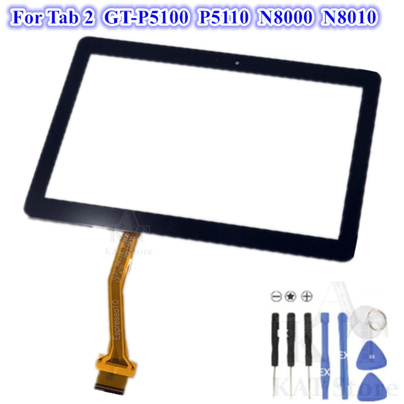 10 1 &quotдля Galaxy Tab 2 GT- P5100 P5110 P5113 N8000 N8010 дигитайзер сенсорного экрана сменная
