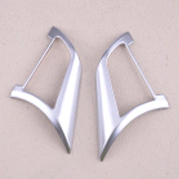

New 1Pair Silver ABS Steering Wheel Button Cover Trim Frame Decoration Sticker Fit For Nissan Altima Teana 2019