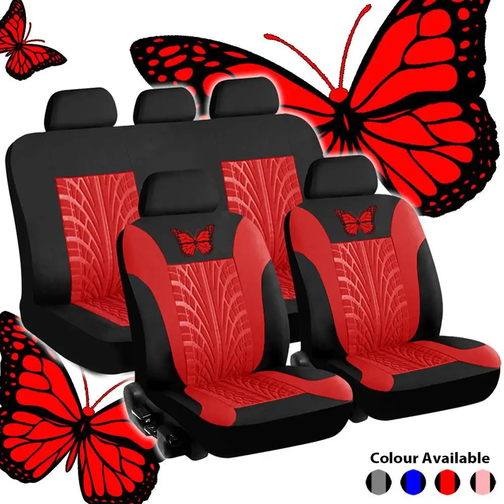 Dolyues Fundas Para Volante De Coche Con Patrón De Leopardo Negro Rosa