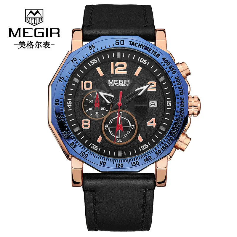

[Top Grade Multi-functional Timing Calendar Sports Quartz Men's Watch] Sports Style, Satisfied Summer Love Sports