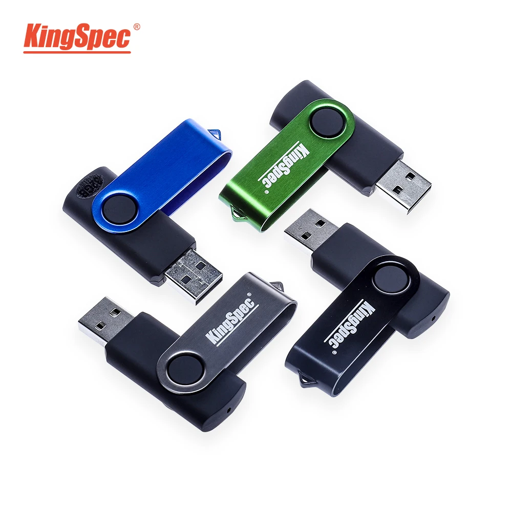 Kingspec USB 플래시 드라이브 128GB 플래시 메모리 카드 32GB Pendrive 64GB USB 스틱 16gb ...