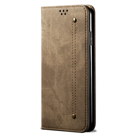 Denim Pattern Leather Flip Case For Xiaomi Redmi Note11 Pro Note 11 Magnetic Protective Shell For Xiaomi Poco M4 Pro 5G