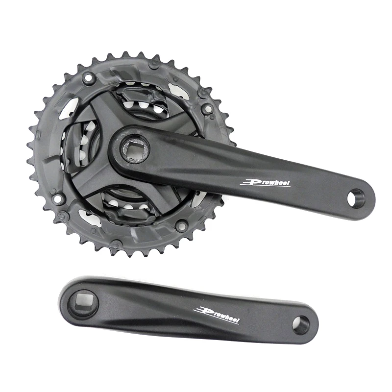 

Mountain bike gear shift chain 7-speed 8-speed 9-speed 22-30-40T Crank length 170mm aluminum alloy square hole crank bike part