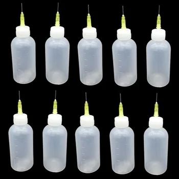 

pottery Tools Plastic Ceramic Tools Squeezing Mud Bottle Point Line Decorative DIY mandala dotting tools Needle Bottle
